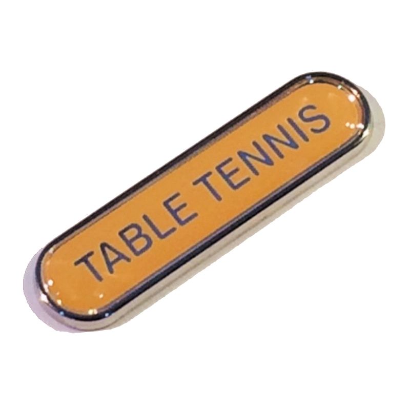 TABLE TENNIS bar badge